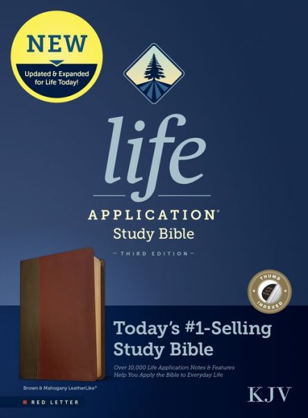 Cover for Tyndale · KJV Life Application Study Bible, Third Edition, Brown (Leather Book) (2021)