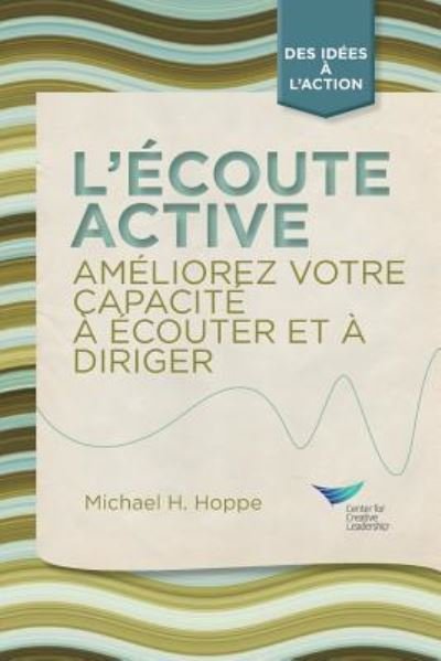 Cover for Michael H. Hoppe · Active Listening (Pocketbok) (2018)