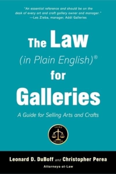 Cover for Leonard D. DuBoff · Law  for Galleries (Book) (2020)