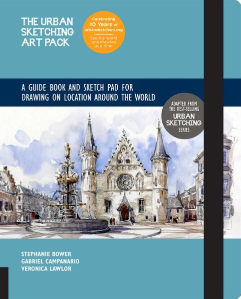 Cover for Gabriel Campanario · The Urban Sketching Art Pack: A Guide Book and Sketch Pad for Drawing on Location Around the World-Includes a 112-page paperback book plus 112-page sketchpad - Urban Sketching Handbooks (Gebundenes Buch) (2017)