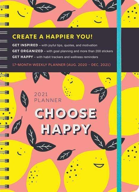 Cover for Sourcebooks · 2021 Choose Happy Planner: August 2020-December 2021 (Kalender) (2020)