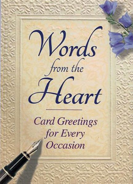 Cover for Tim Glynne-jones · Words from the Heart: Card Greetings for Every Occasion (Paperback Book) (2014)