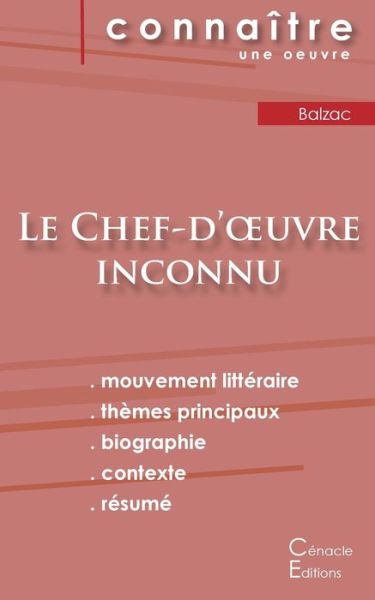 Fiche de lecture Le Chef-d'oeuvre inconnu de Balzac (Analyse litteraire de reference et resume complet) - Honore de Balzac - Kirjat - Les Editions Du Cenacle - 9782759302789 - perjantai 4. marraskuuta 2022