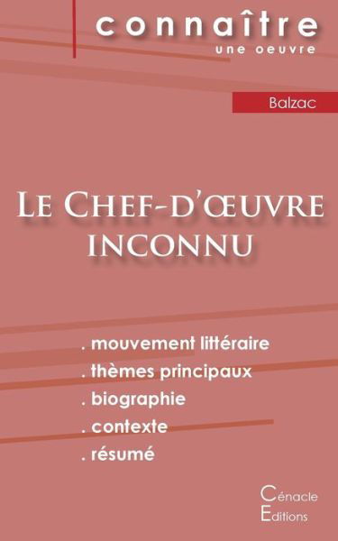 Fiche de lecture Le Chef-d'oeuvre inconnu de Balzac (Analyse litteraire de reference et resume complet) - Honore de Balzac - Books - Les Editions Du Cenacle - 9782759302789 - November 4, 2022