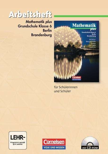 Mathematik plus.GS.BE,BB.06 Arb.+CD-ROM - Unknown. - Bøger -  - 9783060005789 - 
