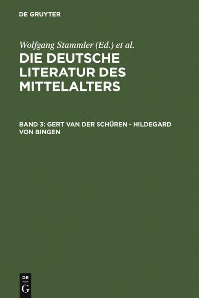 Cover for Christine St Llinger-l Ser · Gert van der Schüren - Hildegard von Bi (Book) (1981)