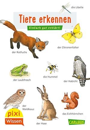 Cover for 24218 · Ve5 Pixi-wissen 17 Tiere Erkennen (Bog)