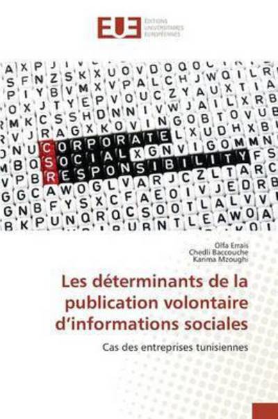 Cover for Erraïs · Les déterminants de la publicati (Bok) (2016)