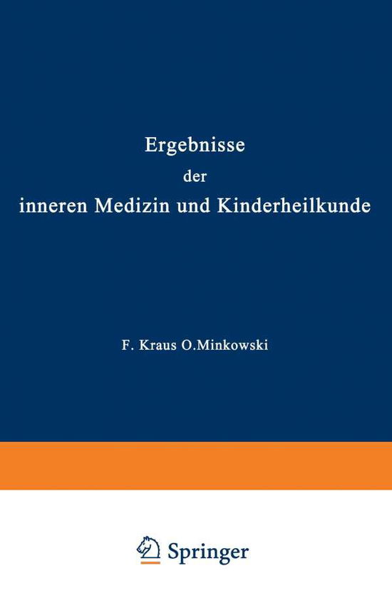 Cover for L. Langstein · Ergebnisse der inneren Medizin und Kinderheilkunde: Zweiter Band - Ergebnisse der Inneren Medizin und Kinderheilkunde (Paperback Book) [German, Softcover Reprint of the Original 1st Ed. 1908 edition] (1908)