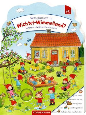 Cover for Outi Kaden · Was passiert im Wichtel-Wimmelland? (Board book) (2020)