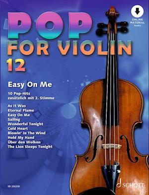 Cover for Pop for Violin 12: Easy On Me. Vol. 12. 1-2 violins. (Sheet music) (2023)