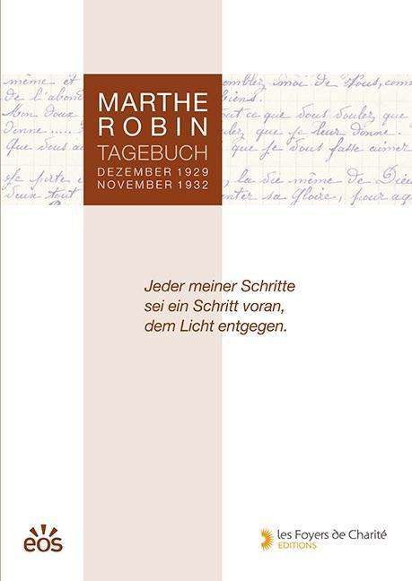 Cover for Robin · Marthe Robin - Tagebuch (Book)