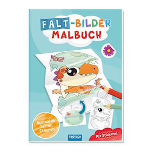 Cover for Trötsch Verlag · Trötsch Malbuch Faltbilder-Malbuch Dino (Buch) (2023)