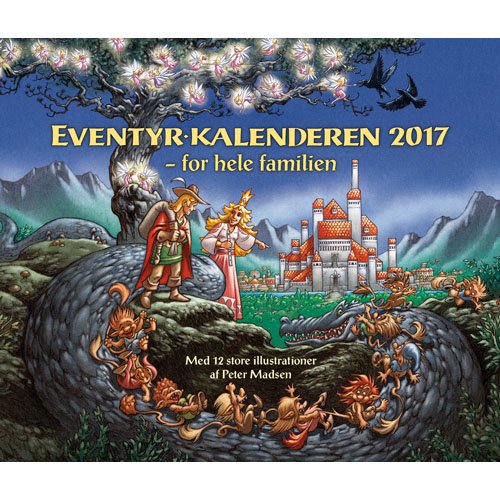 Cover for Peter Madsen · Eventyrkalenderen 2017 - for hele familien (Pocketbok) [1. utgave] (2016)