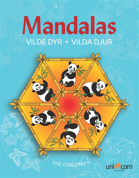 Cover for Mandalas med Vilde Dyr (Paperback Bog) (2012)