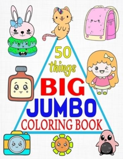 Cover for Heba Studio · 50 things BIG &amp; JUMBO Coloring Book (Pocketbok) (2020)