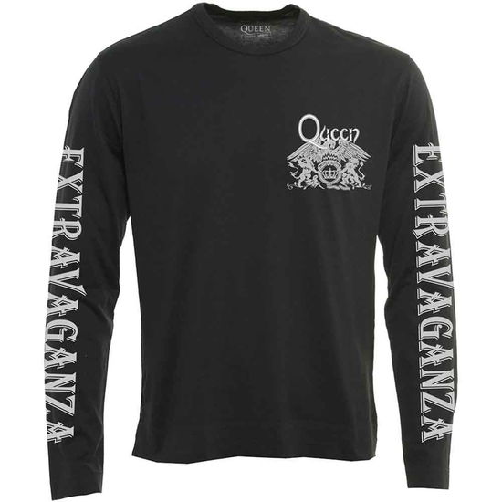 Cover for Queen · Queen Unisex Long Sleeve T-Shirt: Extravaganza (Sleeve Print) (Bekleidung)