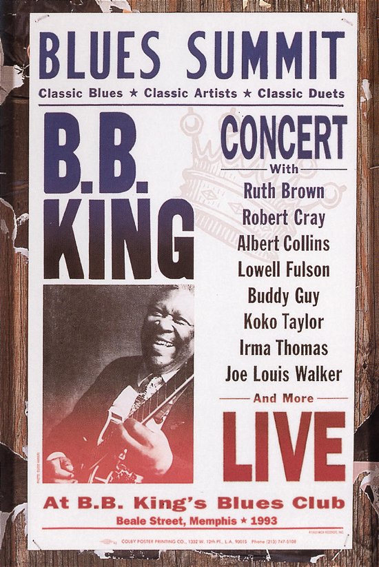 Blues Summit Concert - B.b. King - Filmes - MUSIC VIDEO - 0008811084790 - 10 de julho de 2003