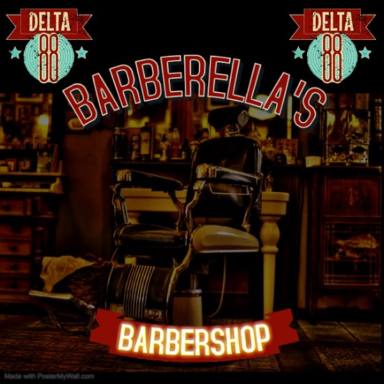 Cover for Delta 88 · Barberella's Barber Shop (CD) (2022)