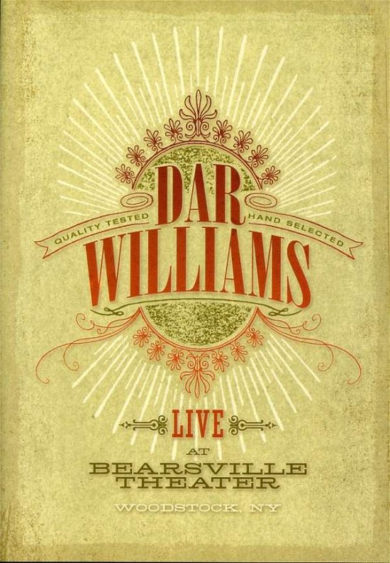 Cover for Dar Williams · Live at Bearsville Theater (DVD) (2007)