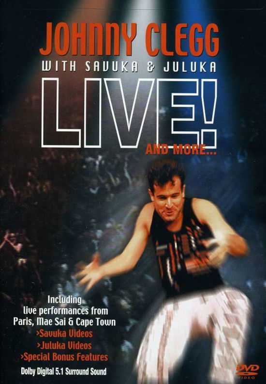 Cover for Johnny Clegg &amp; Savuka · Live!with Savuka &amp; Jaluka (DVD) (2004)