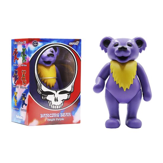 Grateful Dead - Dancing Bear (Haight Purple) Reaction Figure - Grateful Dead - Mercancía - SUPER 7 - 0811169039790 - 10 de enero de 2023