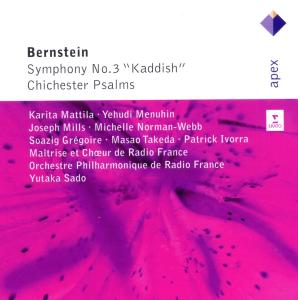 Cover for Bernstein / Mattila / Gregoire · Symphony 3 Kaddish / Chichest (CD) (2021)