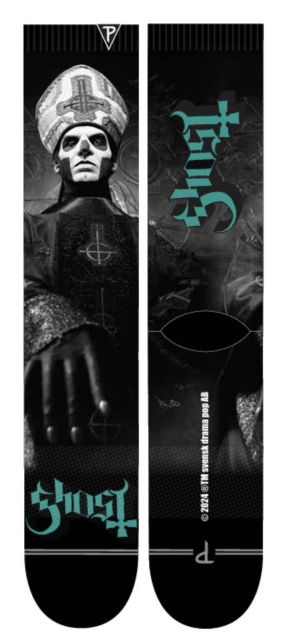 Cover for Ghost · Ghost Papa Emeritus Teal Logo Socks (One Size) (Strømper) (2025)