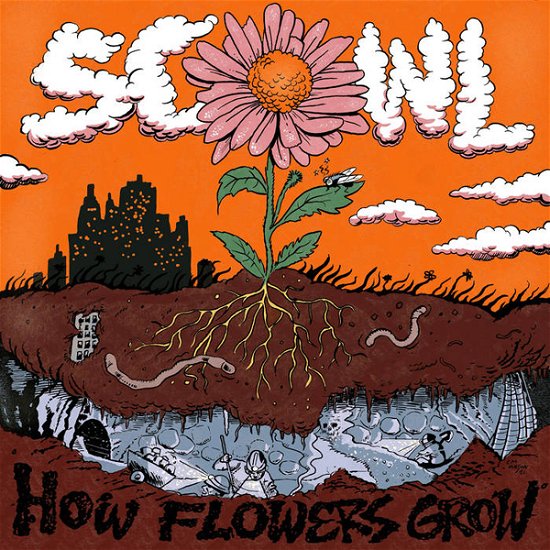 Cover for Scowl · How Flowers Grow (Yellow / Green / Orange Splatter Vinyl) (LP) (2024)
