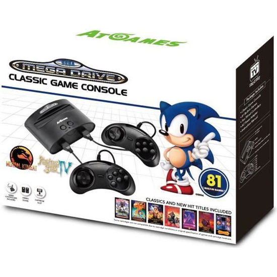 SEGA Mega Drive Classic Console Inc. Two Wired Controllers - Sega - Merchandise -  - 0857847003790 - March 22, 2023