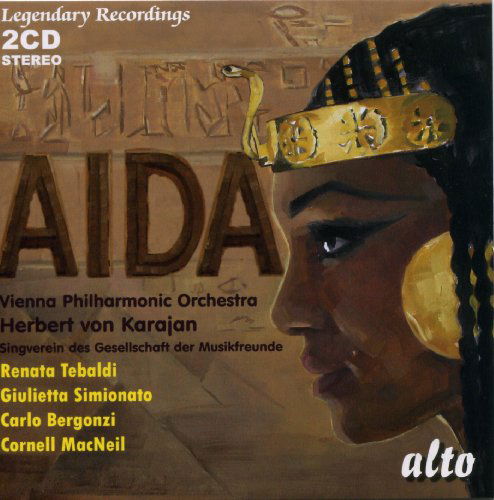 Verdi: Aida (Stereo) - Tebaldi / Bergonzi / Vpo / Karajan - Music - ALTO CLASSICS - 0894640001790 - 2000