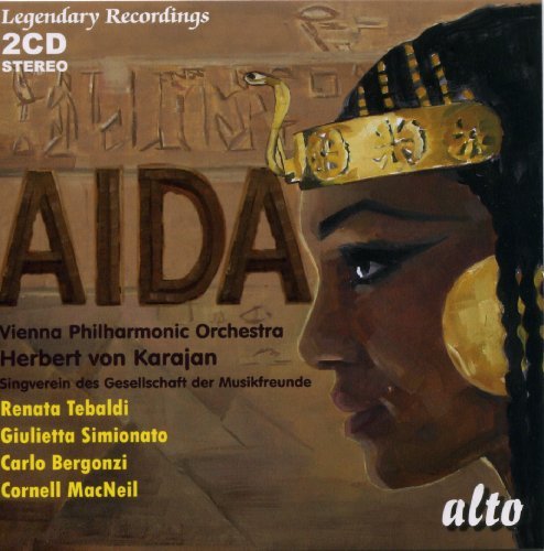 Cover for Tebaldi / Bergonzi / Vpo / Karajan · Verdi: Aida (Stereo) (CD) (2000)