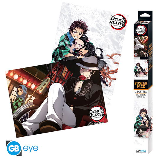 DEMON SLAYER - Series 3 - Set 2 chibi posters 52x - Demon Slayer - Merchandise -  - 3665361075790 - 2020