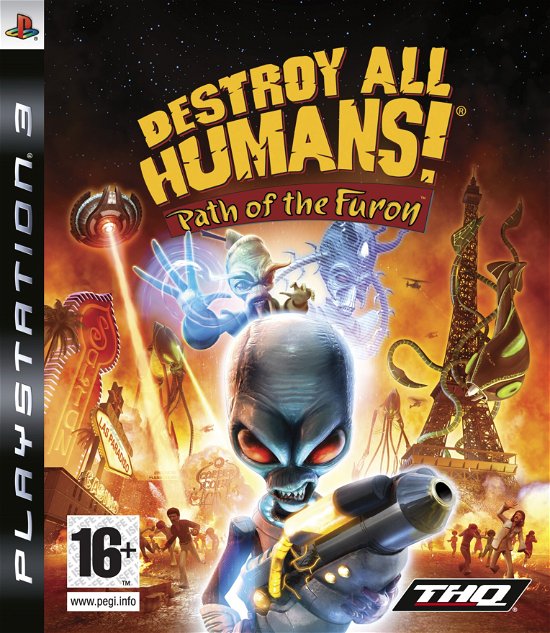 Cover for Thq · Destroy All Humans: Path of the Furon (PS3) (2009)
