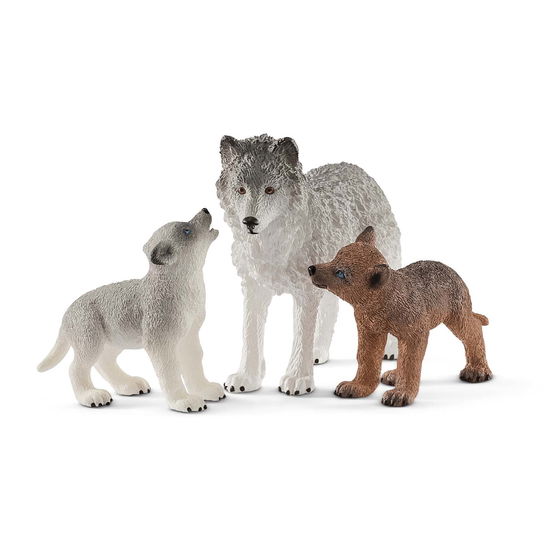 Mother Wolf with Pups - Schleich - Merchandise - Schleich - 4055744029790 - May 3, 2019