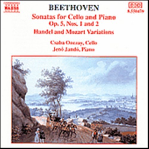 Cover for Onczay,csaba / Jando,jenö · BEETHOVEN: Cello Sonatas 1&amp;2 (CD) (1992)