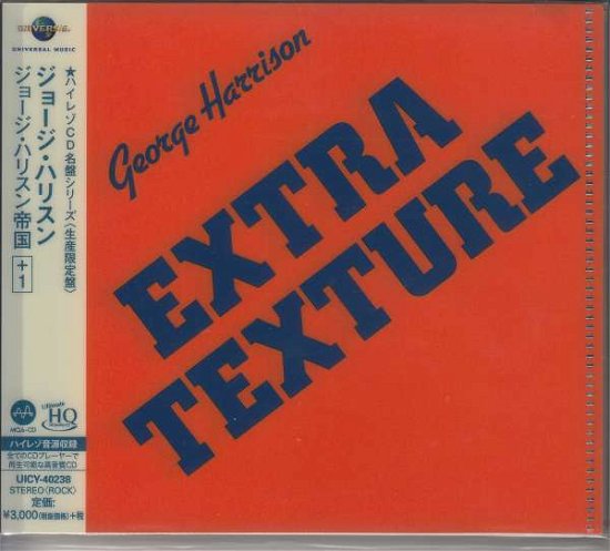 Cover for George Harrison · Extra Texture (CD) [High quality edition] (2018)