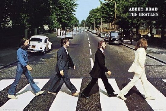 Cover for Großes Poster · THE BEATLES - Poster Abbey Road (91.5x61) (Toys) (2019)