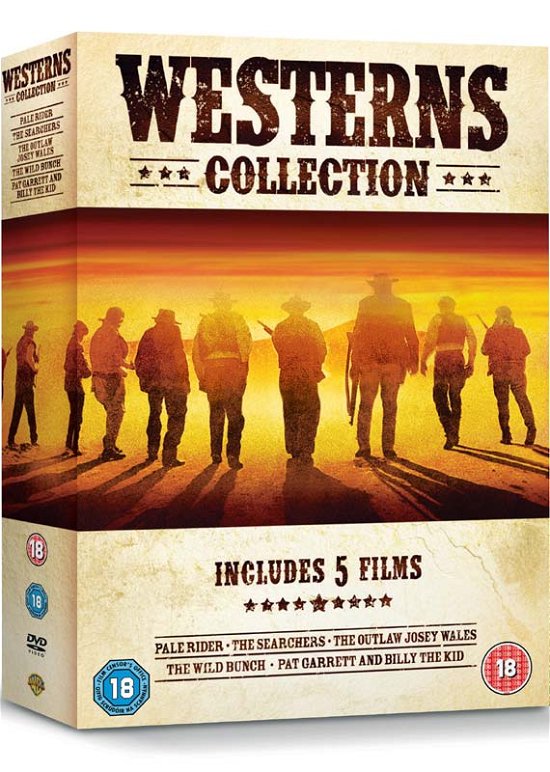 Cover for Westerns Col. Dvds · Pale Rider / The Searchers / Outlaw Josey Wales / The Wild Bunch / Pat Garrett And Billy The Kid (DVD) (2011)