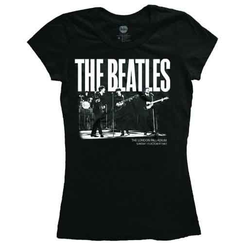 The Beatles Ladies T-Shirt: 1963 The Palladium - The Beatles - Gadżety -  - 5055295393790 - 13 października 2014