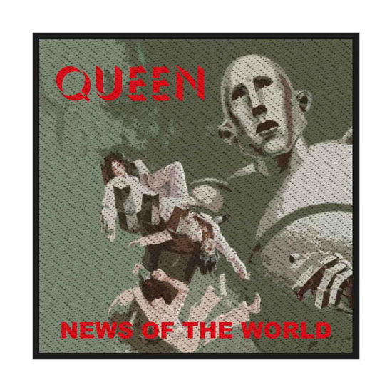 Queen Standard Woven Patch: News of the World (Retail Pack) - Queen - Fanituote - PHD - 5055339787790 - maanantai 19. elokuuta 2019