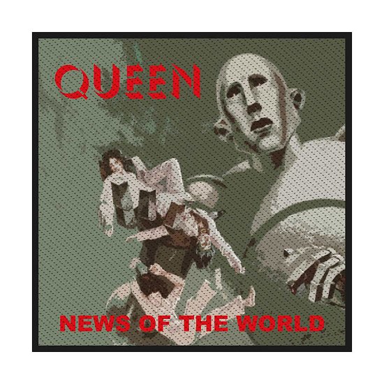 Queen Standard Woven Patch: News of the World (Retail Pack) - Queen - Merchandise - PHD - 5055339787790 - August 19, 2019