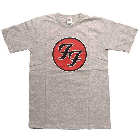 Foo Fighters Kids T-Shirt: FF Logo (Heather Grey) (3-4 Years) - Foo Fighters - Produtos - - 5056561008790 - 26 de maio de 2023