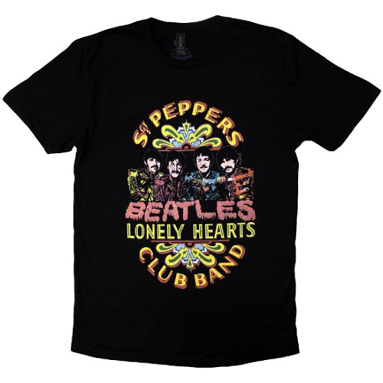 Cover for The Beatles · The Beatles Unisex T-Shirt: Sgt Pepper 2 (T-shirt) [size L]