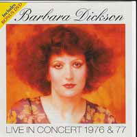 Live in Concert 1976 / 77 - Barbara Dickson - Muzyka - Chariot - 5060230868790 - 30 września 2015