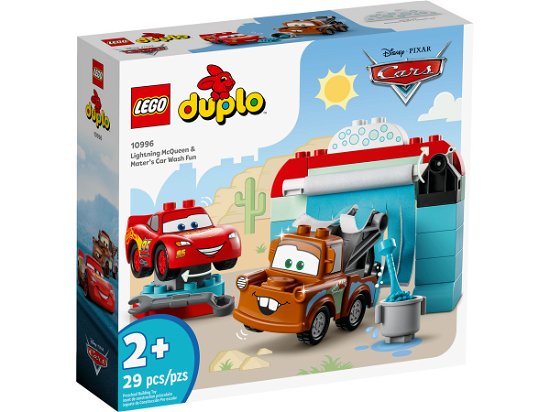 Cover for Lego Duplo · Lego Duplo 10996 Disney Bliksem Mcqueen &amp; Takel Wasstraatpret (Leksaker)