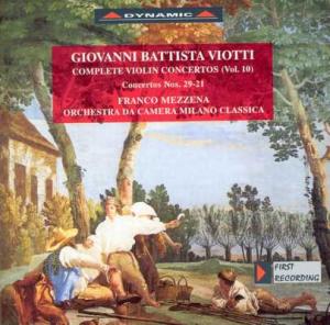 Cover for Viotti / Mezzena / Orch Da Camera Milano Classica · Complete Violin Concertos 10 (CD) (2005)