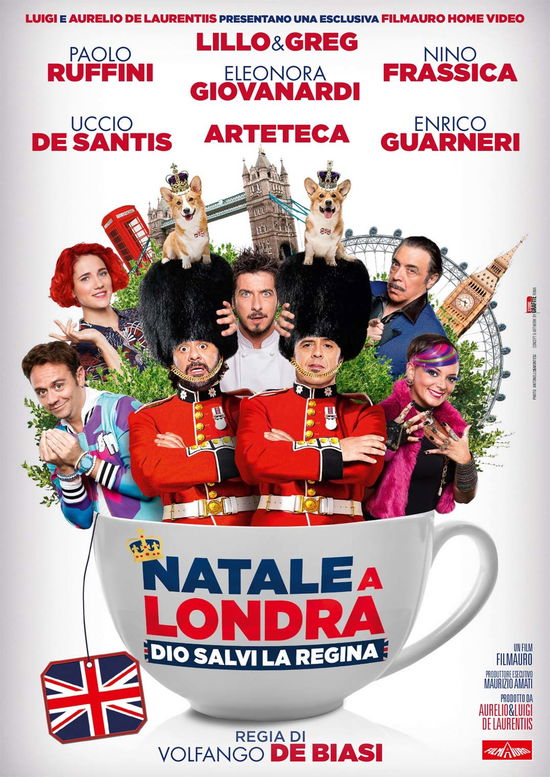 Cover for Greg,Lillo,Davoli,Giovanardi,Ruffini,Frassica,De S · Natale A Londra (DVD) (2017)