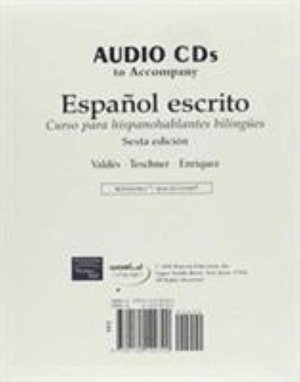 Cover for Guadalupe Valdes · Audio CDs for Espanol escrito: Curso para hispanohablantes bilingues (Audiobook (CD)) (2007)