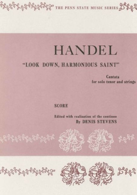 Cover for George Frideric Handel · Look Down, Harmonious Saint - Music Series (Paperback Book) [Annotated edition] (1990)